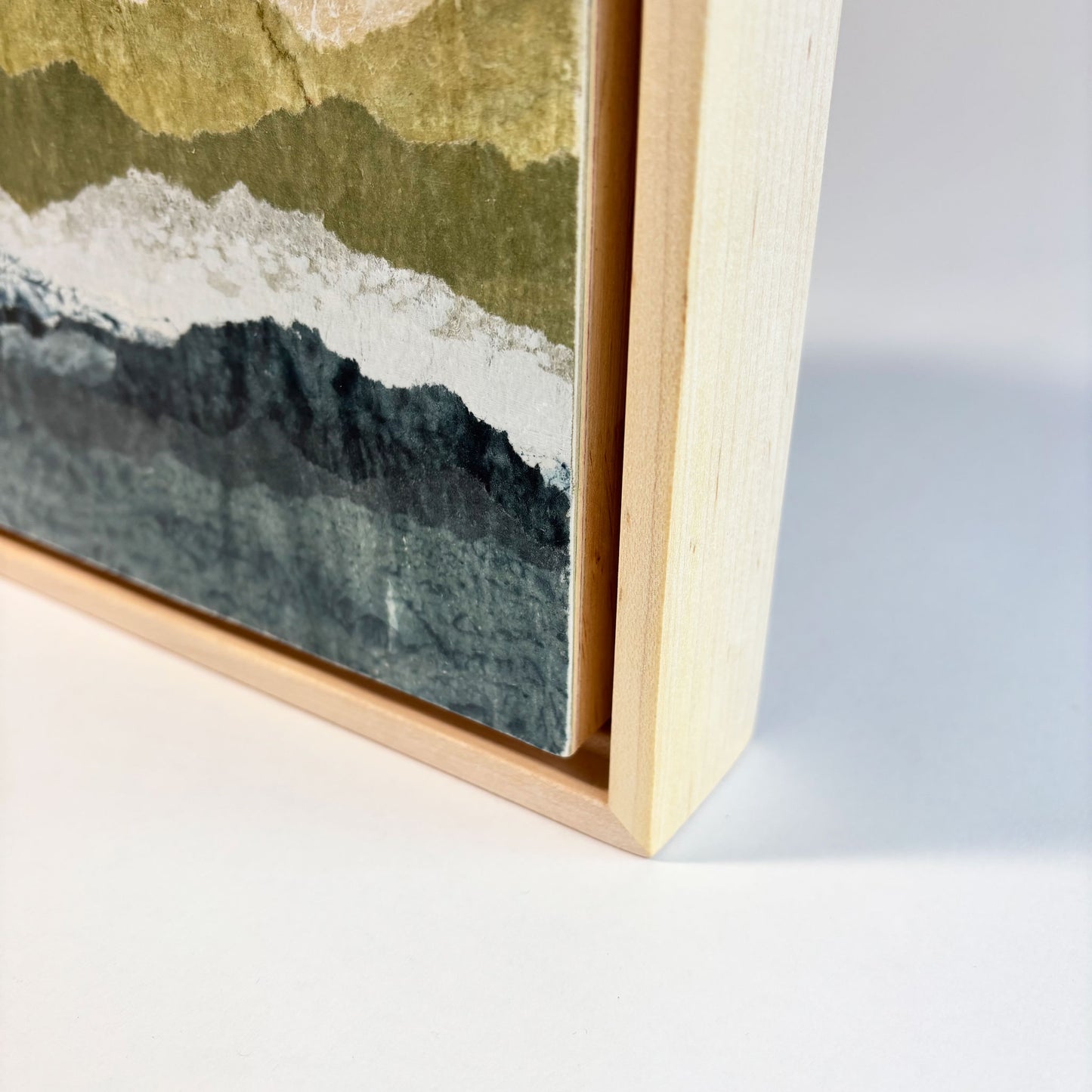 Billowing Ridges - 8"x8" Original