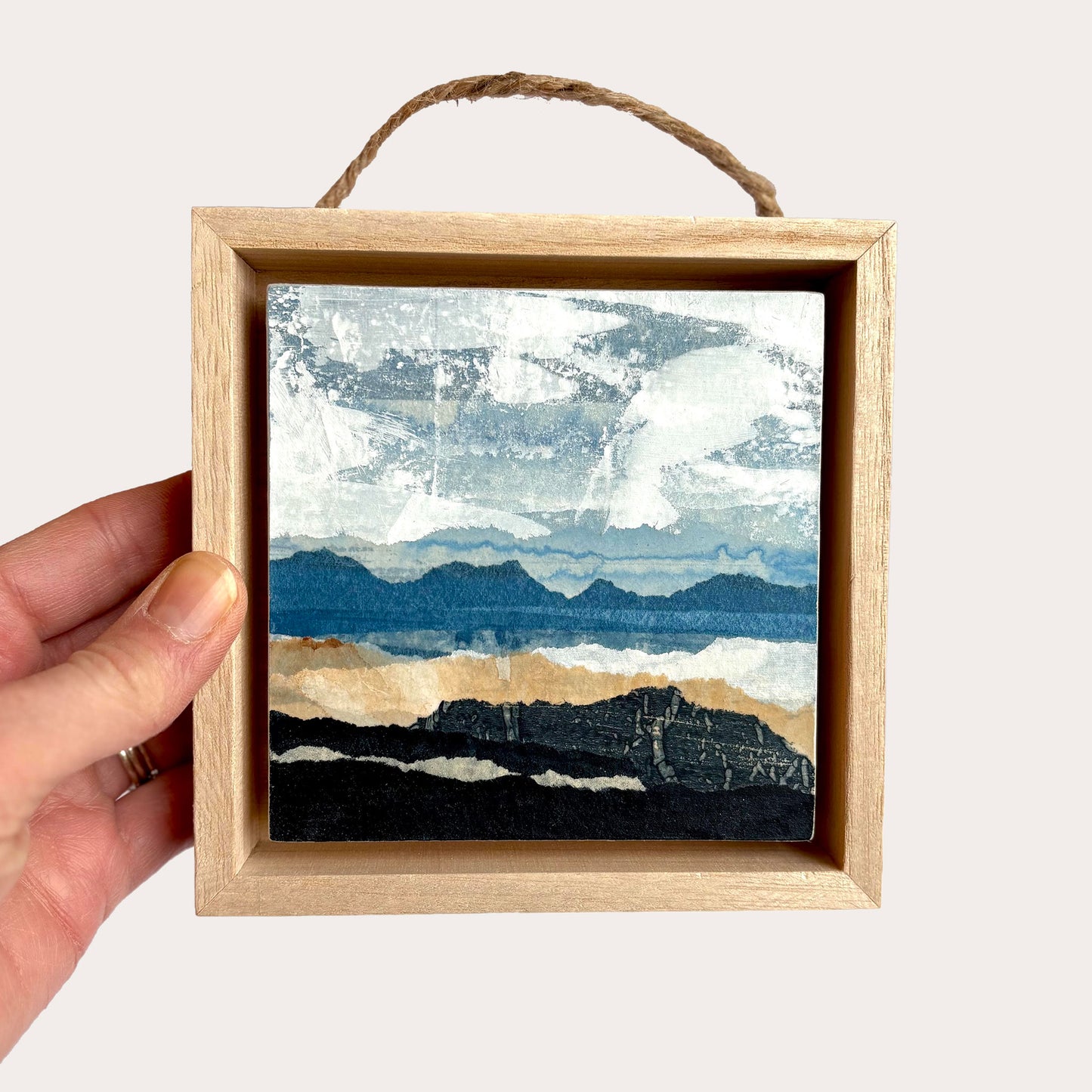 Blue Ridge I - 4"x4" Original