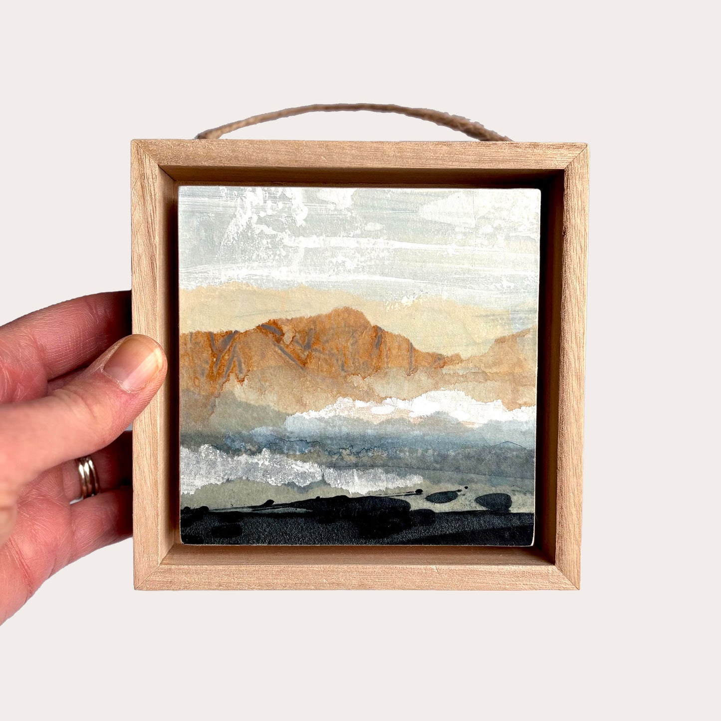 Canyon Bluff - 4"x4" Original