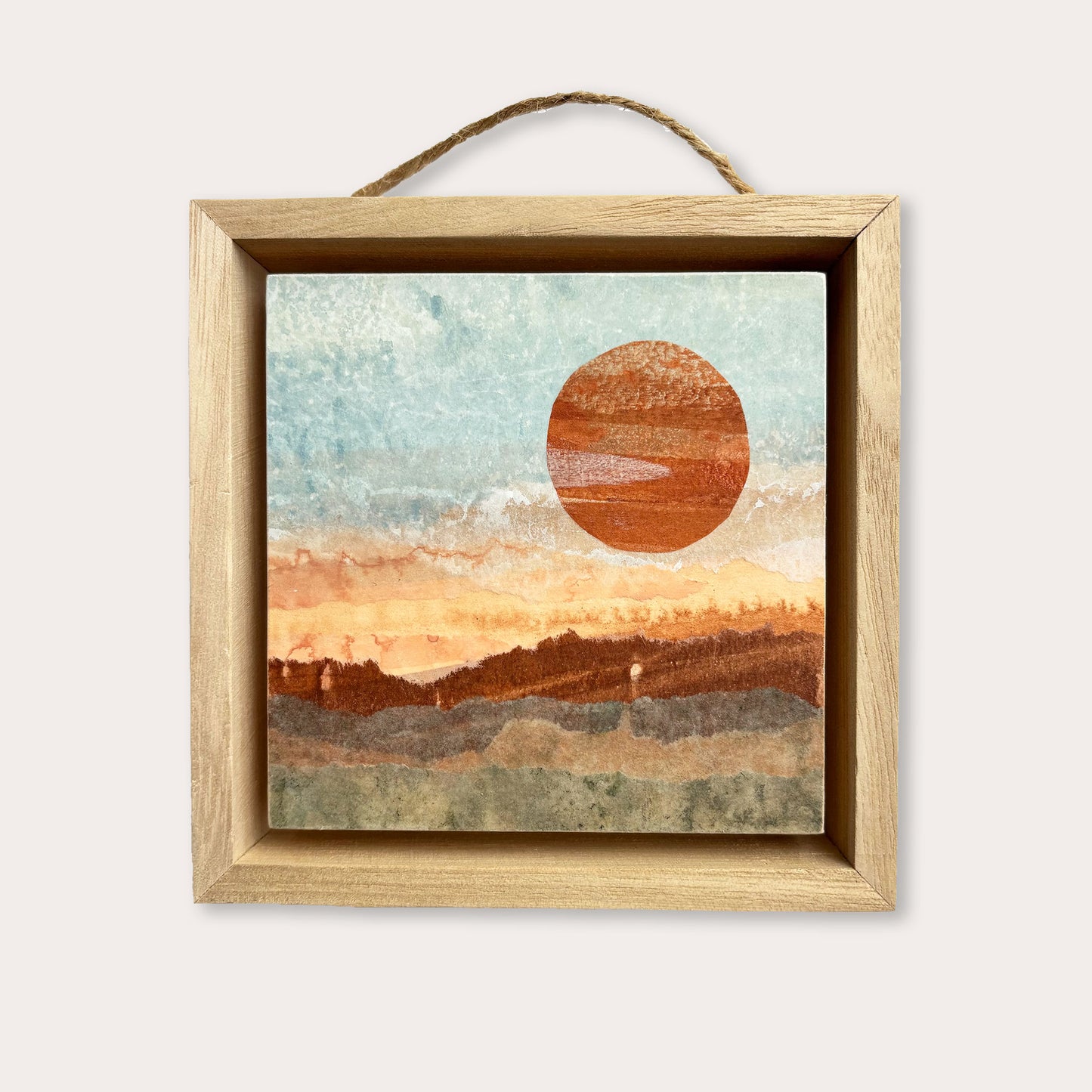 Copper Desert III - 4"x4" Original