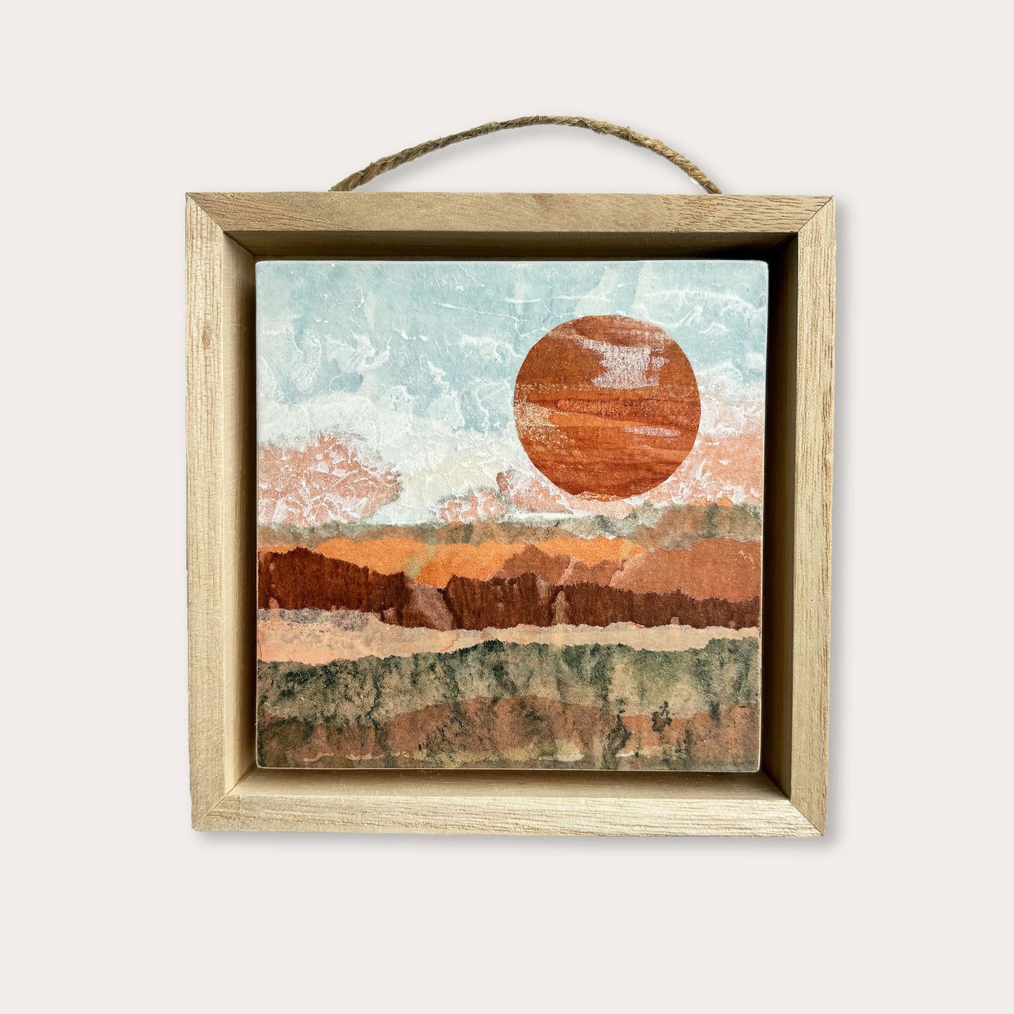 Copper Desert IV - 4"x4" Original