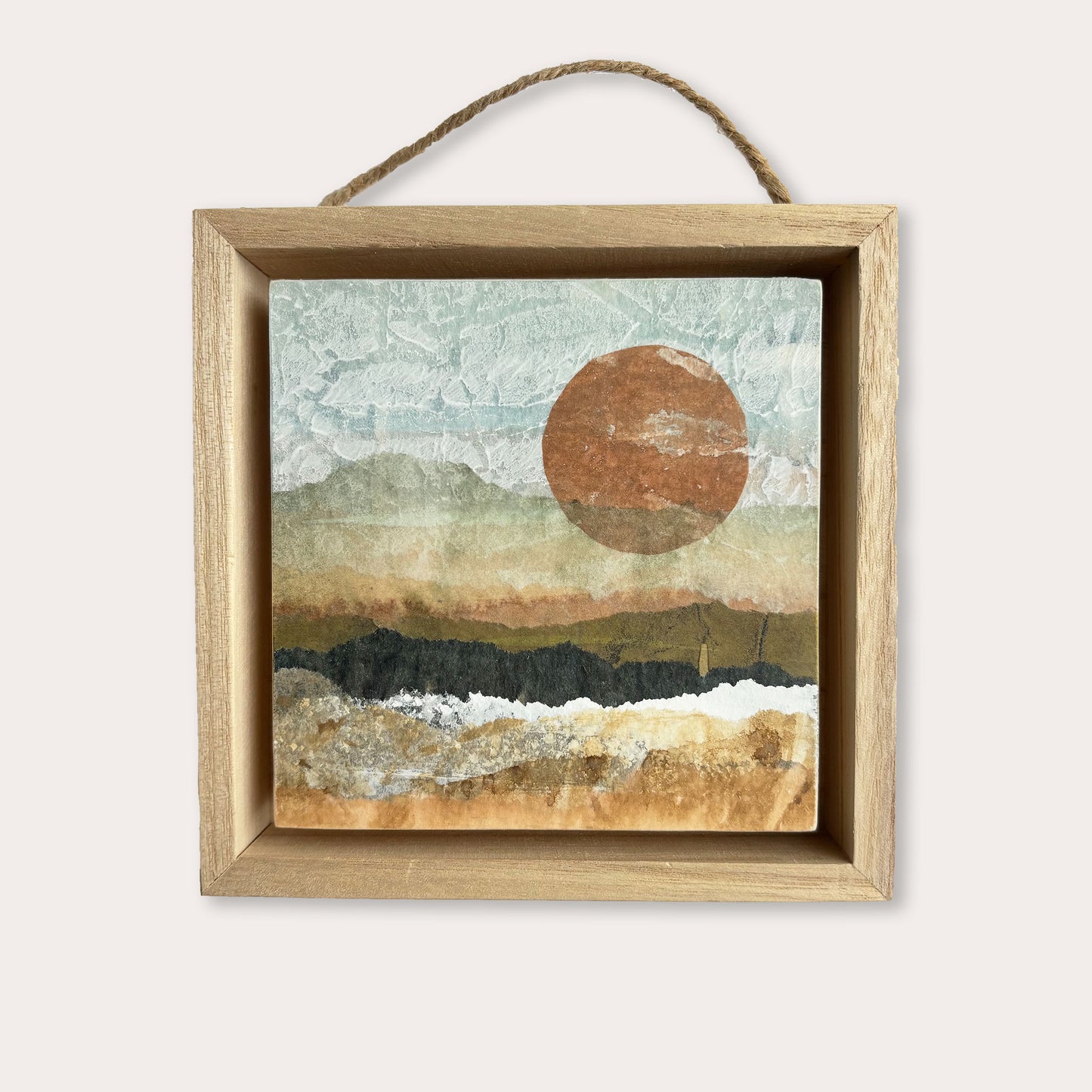 Copper Sun II - 4"x4" Original