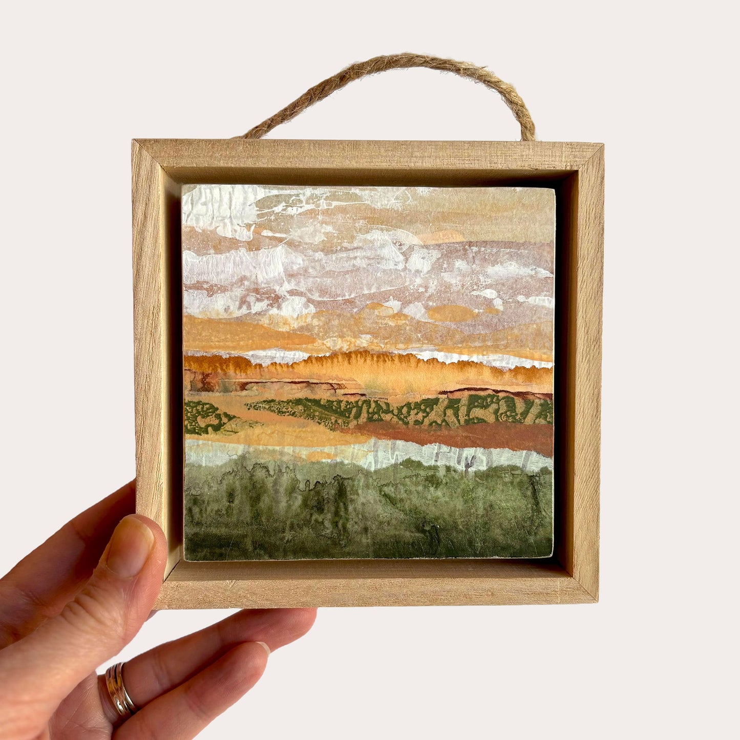 Desert Land I - 4"x4" Original