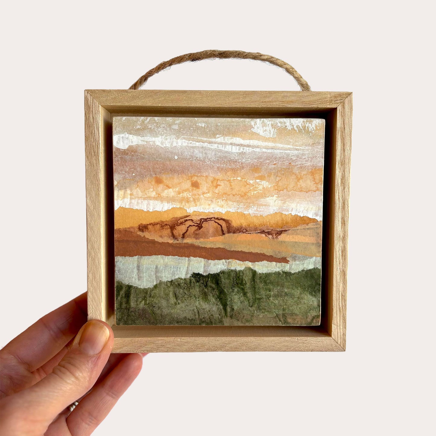 Desert Land II - 4"x4" Original