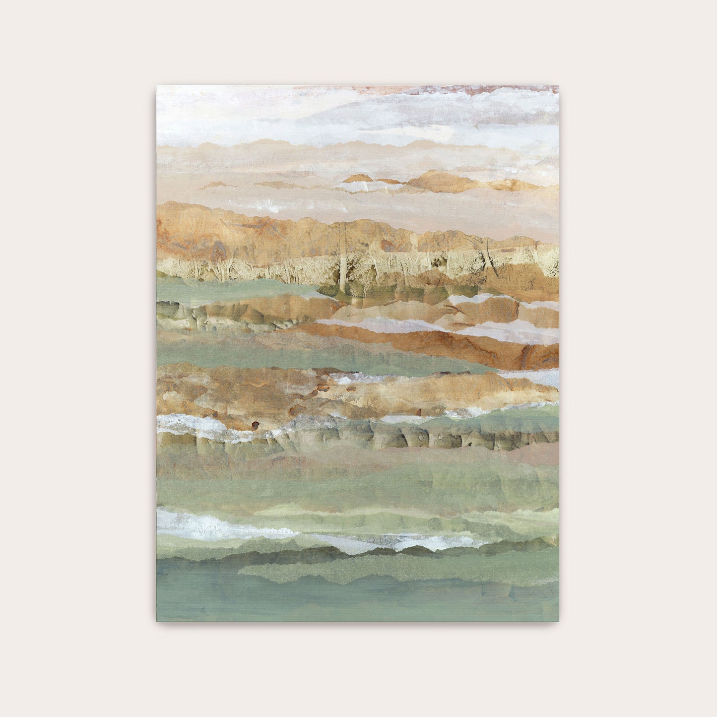 "Earthen Layers" Art Print