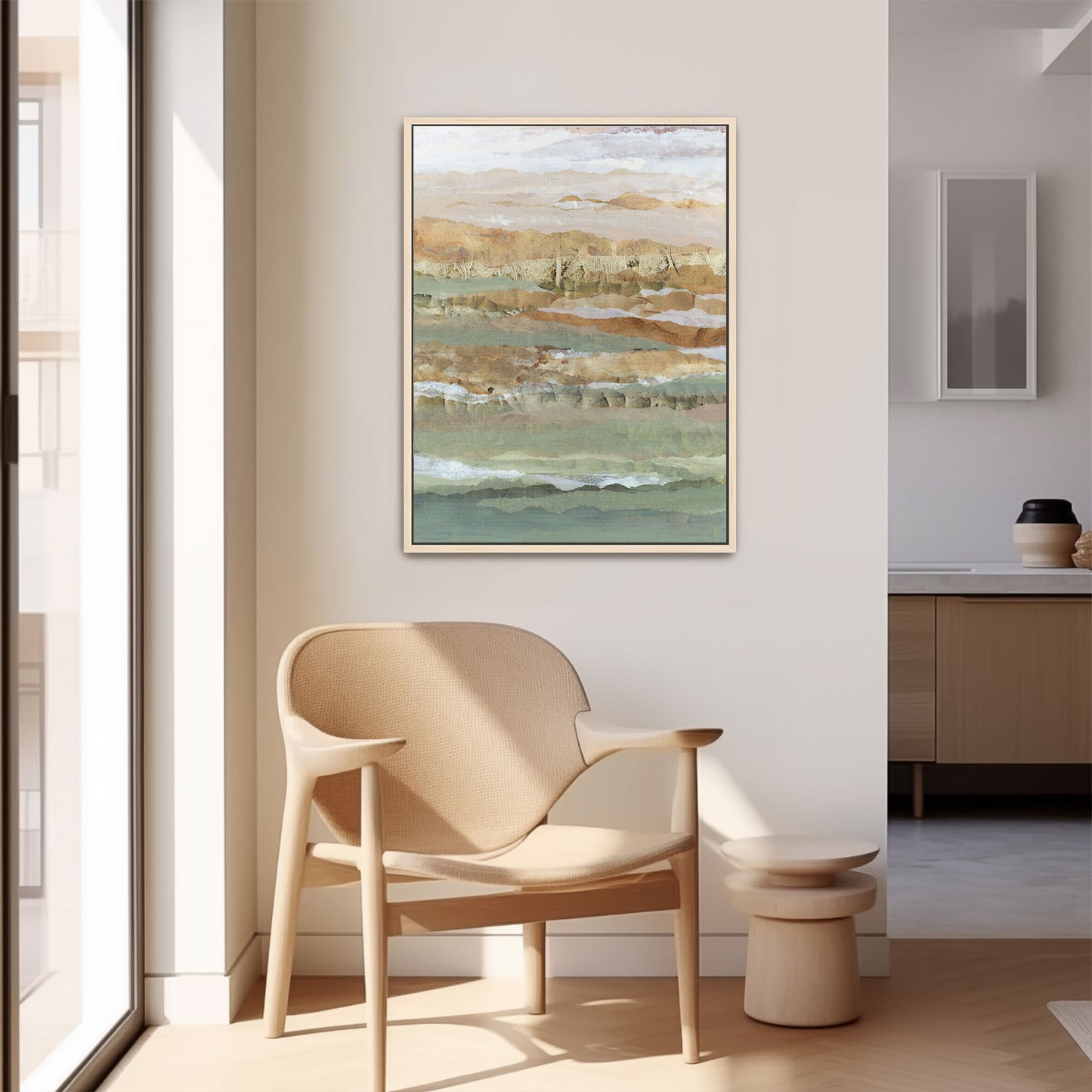 "Earthen Layers" Art Print