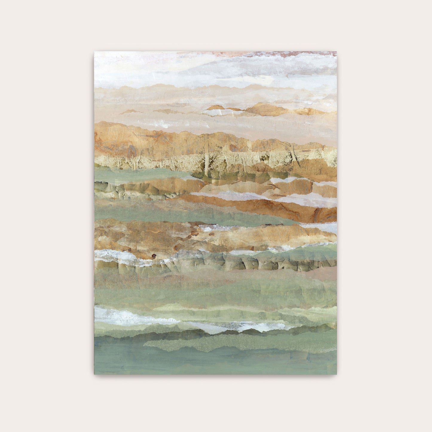 "Earthen Layers" Art Print