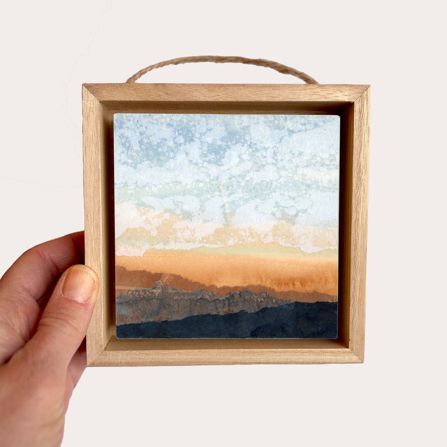 Ember Sunset I - 4"x4" Original