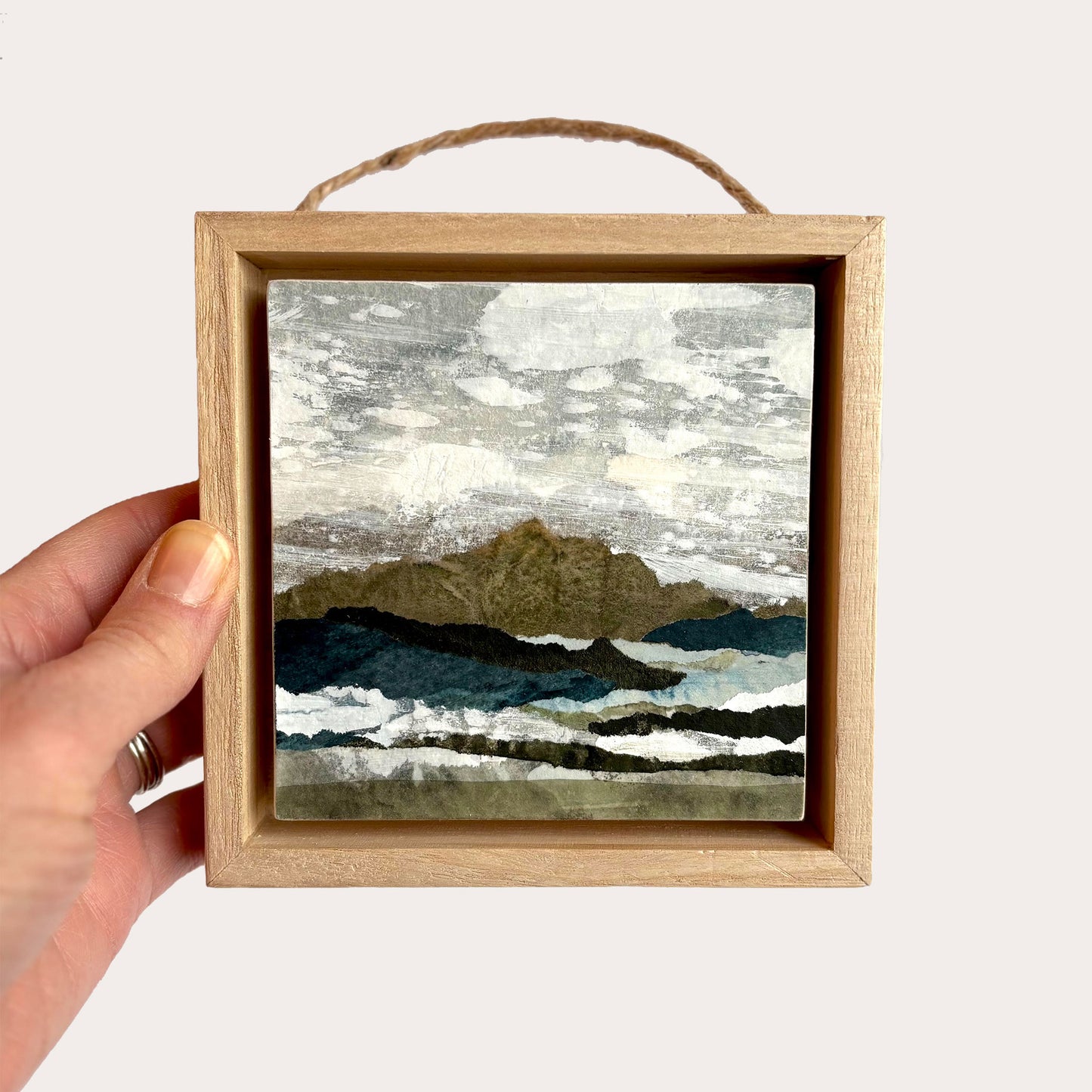 Hilltop Haven - 4"x4" Original