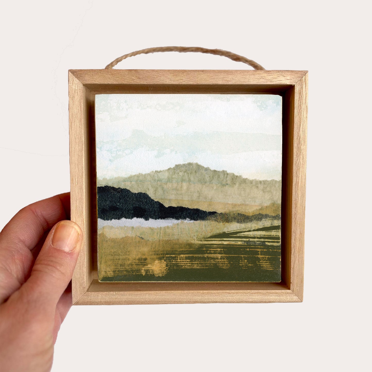 Hilltop Plains - 4"x4" Original