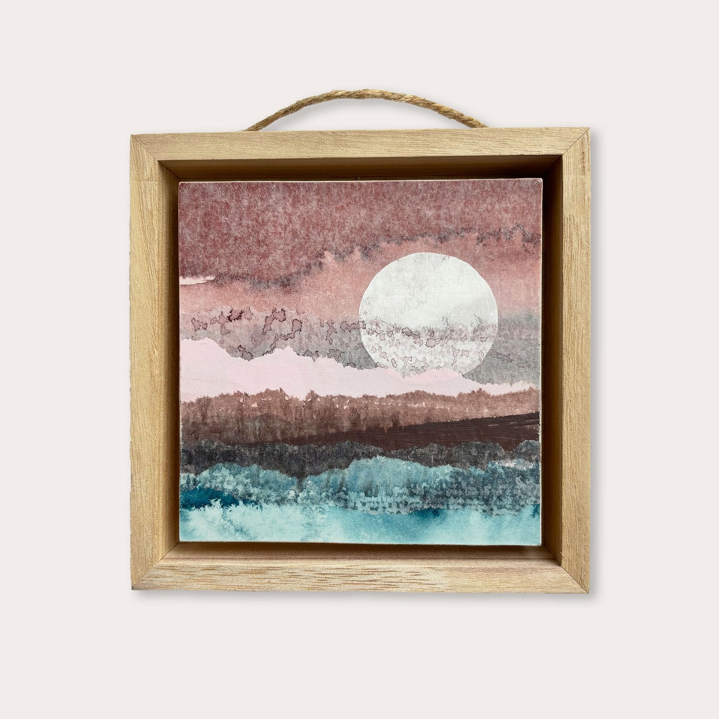 Orchid Evening I - 4"x4" Original