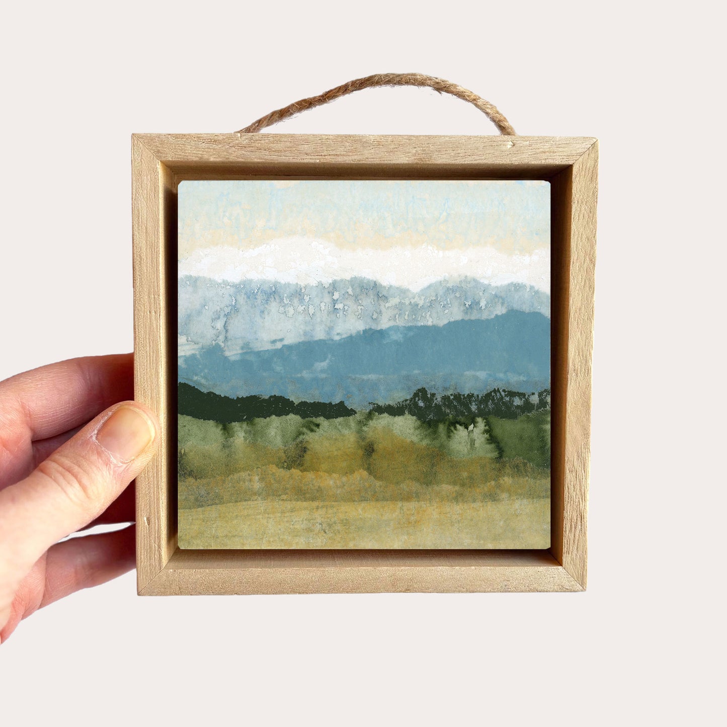 Skyward Plains I - 4"x4" Original