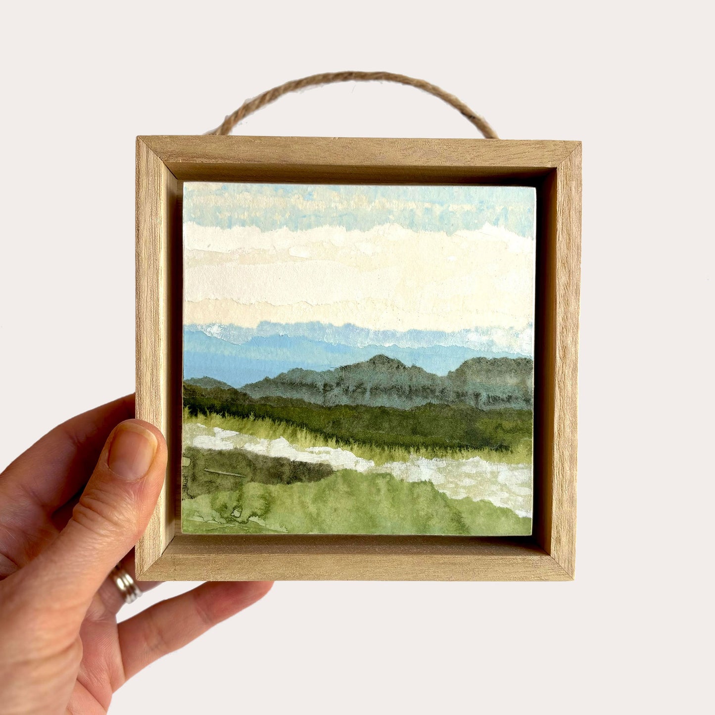 Summit Prairie I - 4"x4" Original