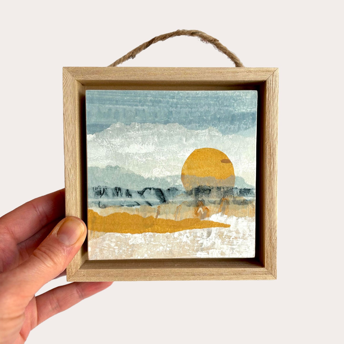 Sun Stream I - 4"x4" Original