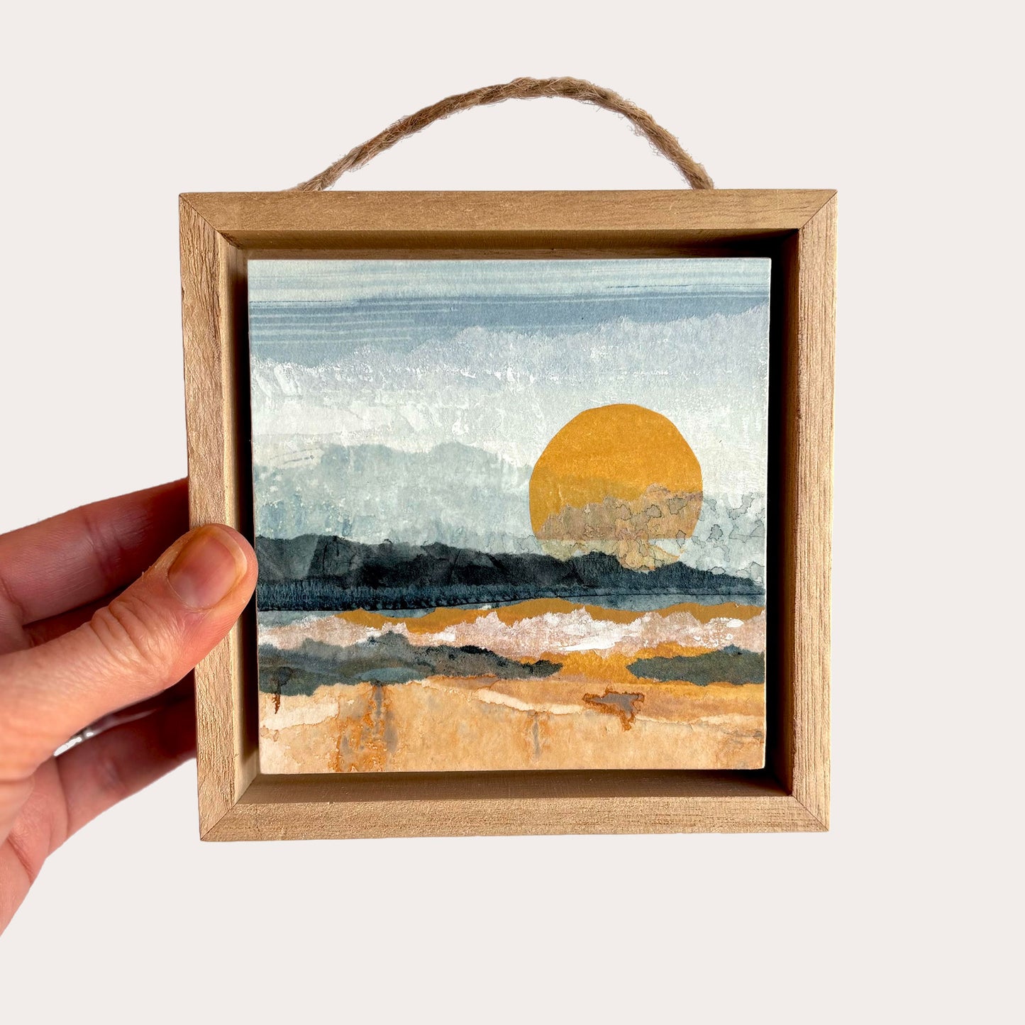 Sun Stream II - 4"x4" Original