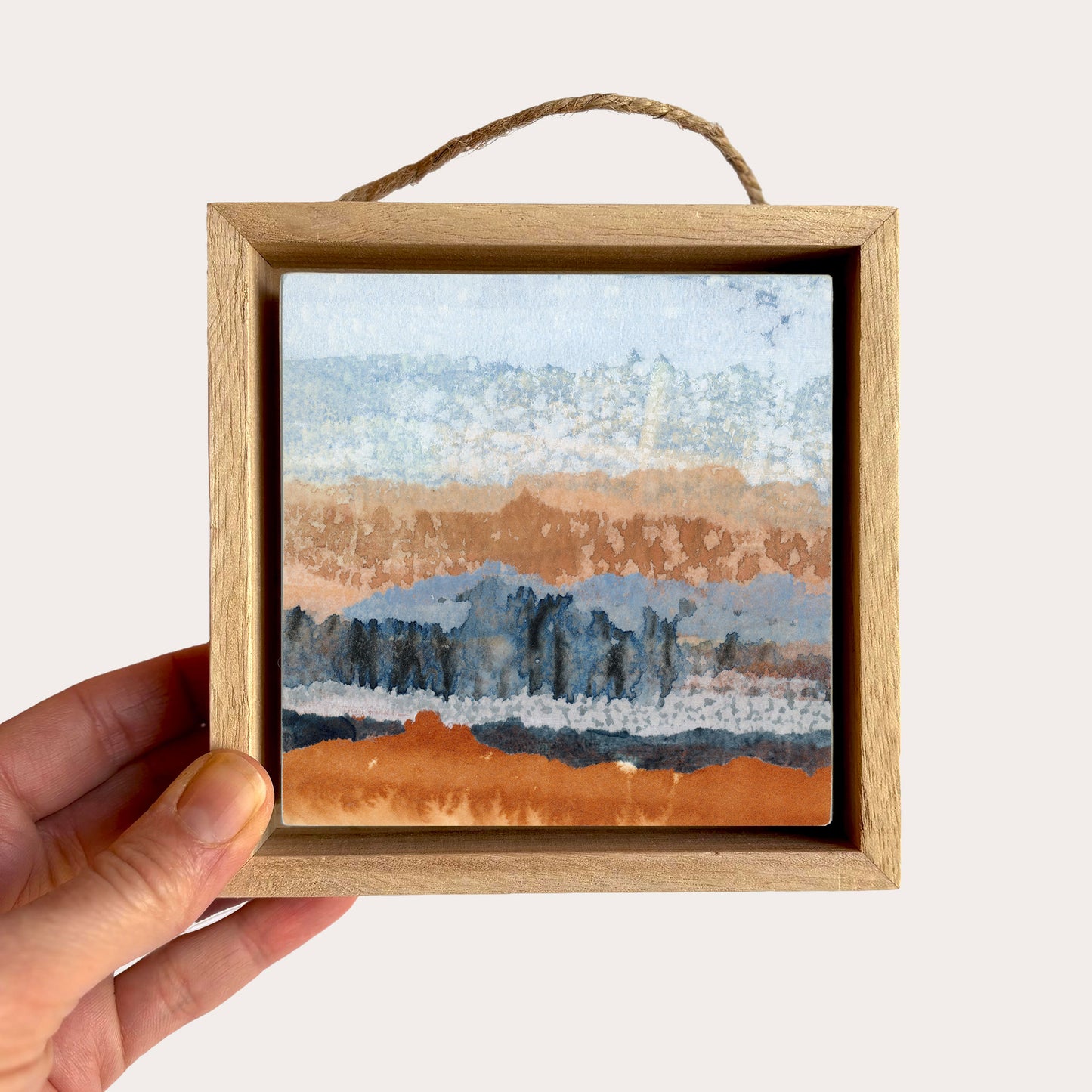 Terracotta Hills I - 4"x4" Original