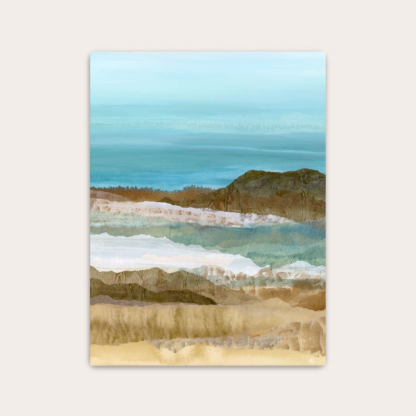 "Uneven Ground II" Art Print