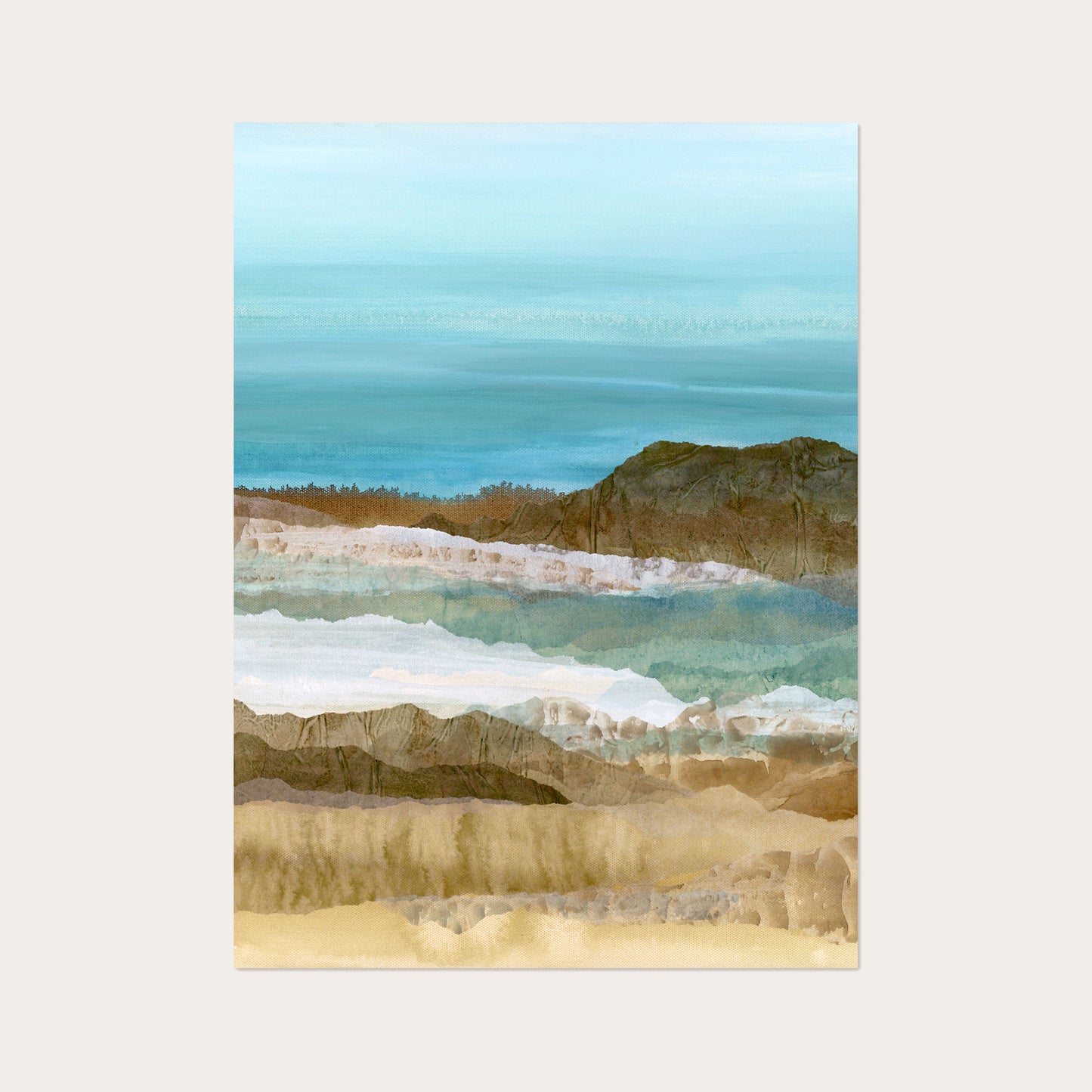 "Uneven Ground II" Art Print