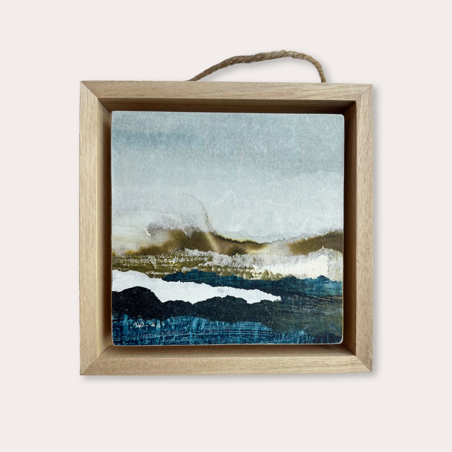 Woodland Lake I - 4"x4" Original