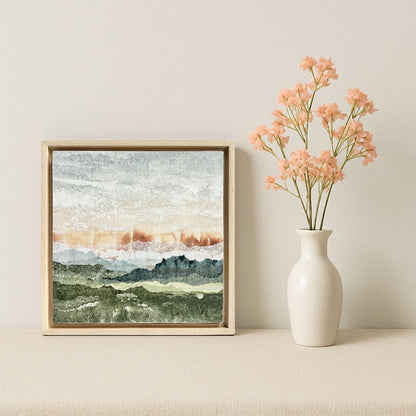 Afterglow Valley II - 8"x8" Original