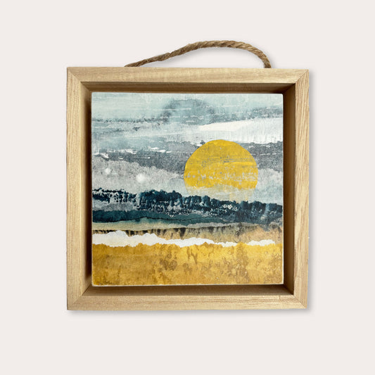 Before Sunset I - 4"x4" Original