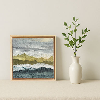 Billowing Ridges - 8"x8" Original