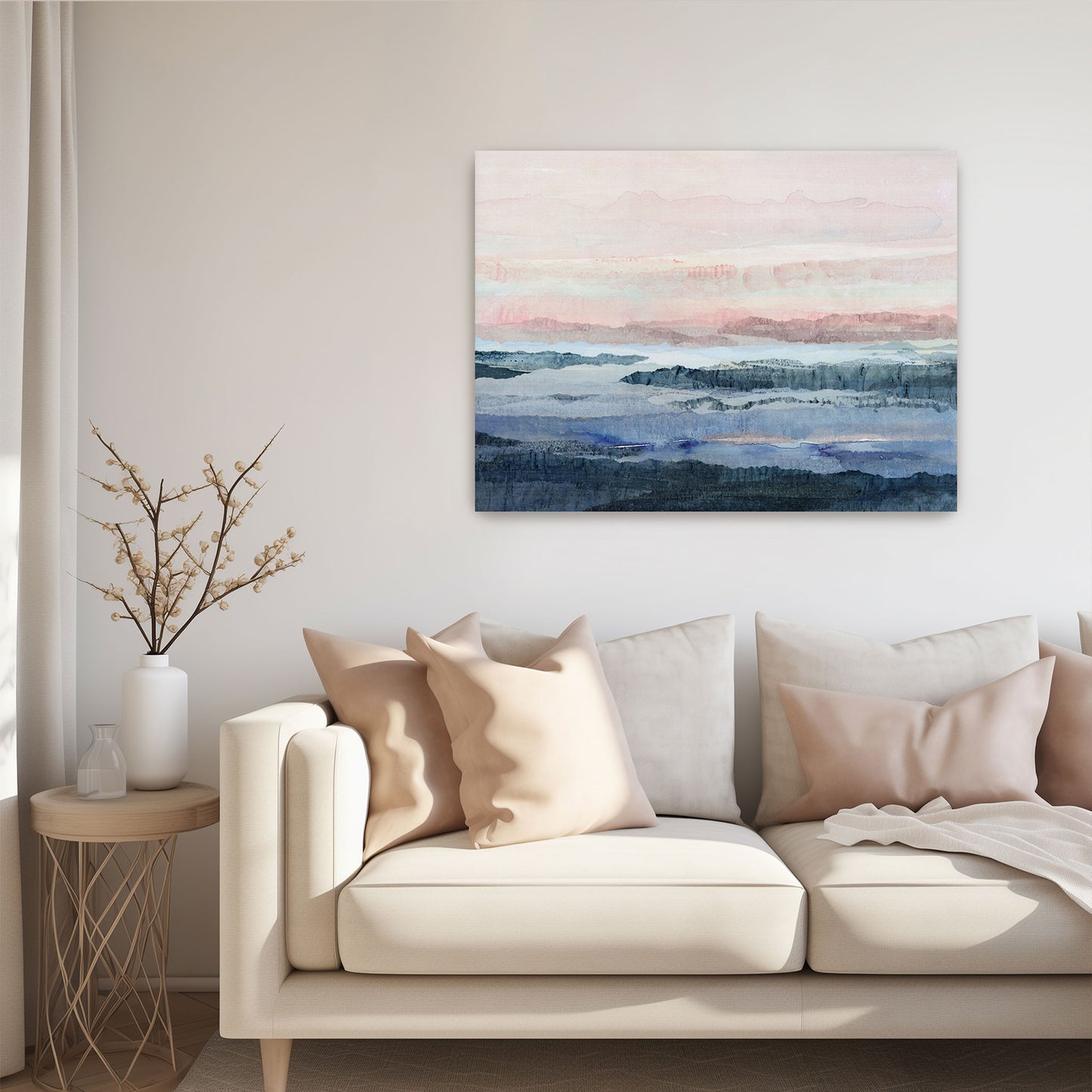 "Blush Meridian" Art Print