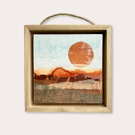 Copper Desert II - 4"x4" Original