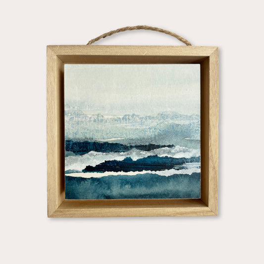 Deep Waters I - 4"x4" Original