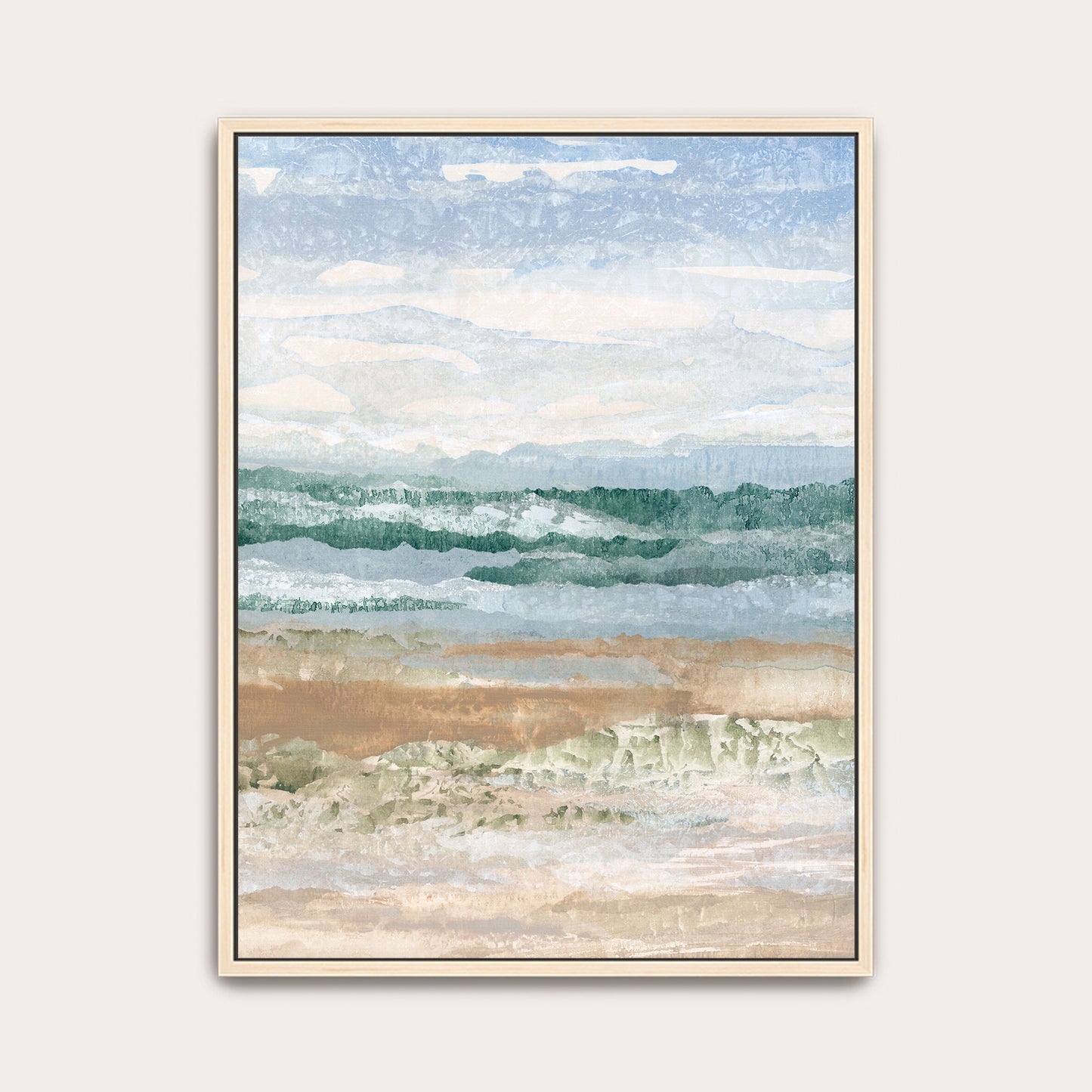 "Earthbound Waves I" Art Print