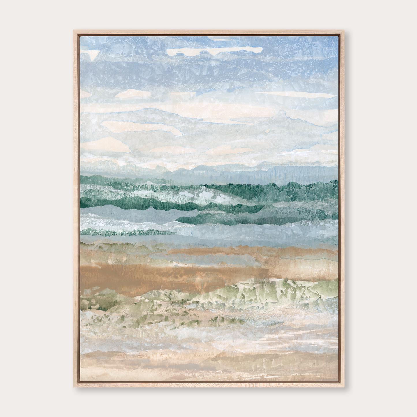 Earthbound Waves I - 18"x24" Original