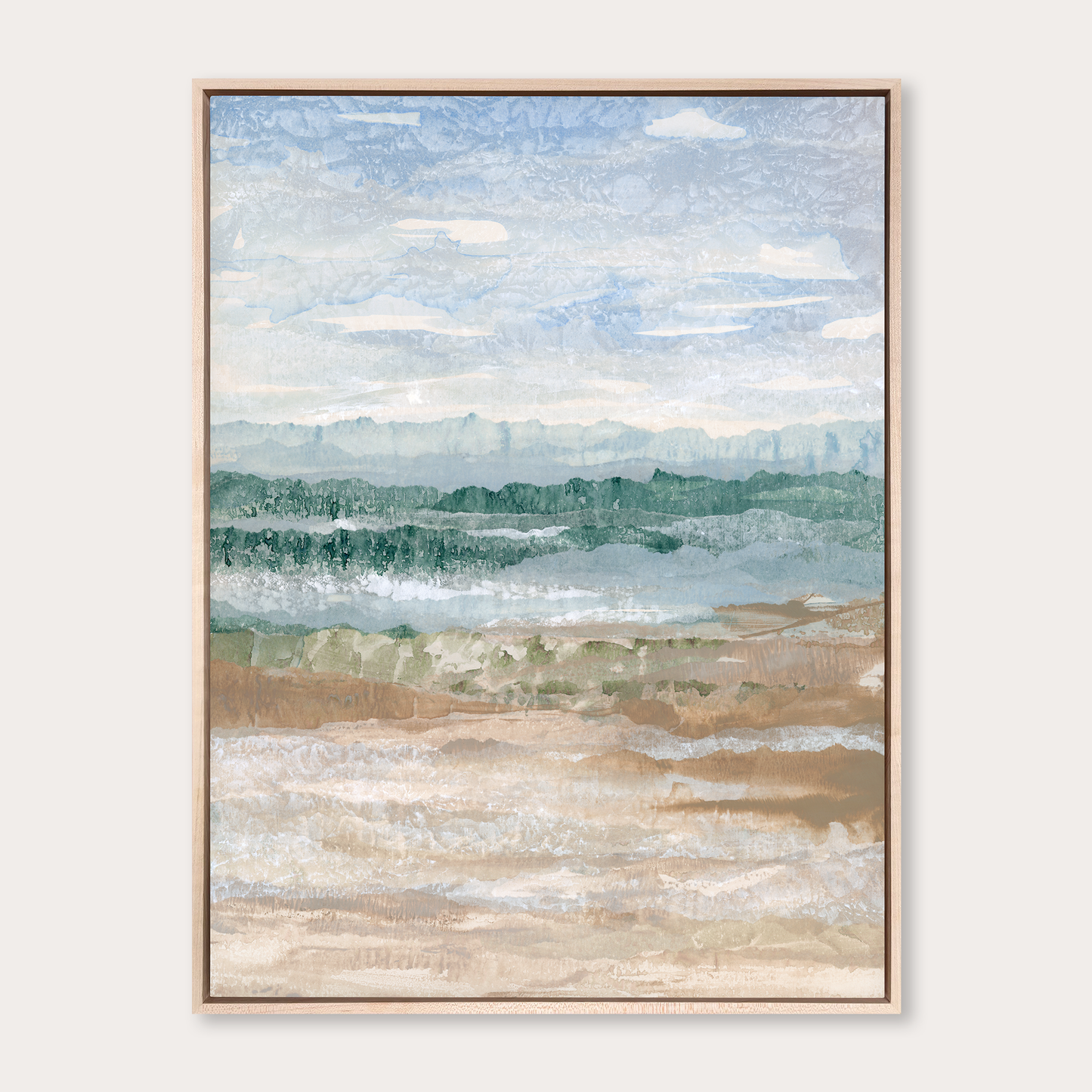 Earthbound Waves II - 18"x24" Original