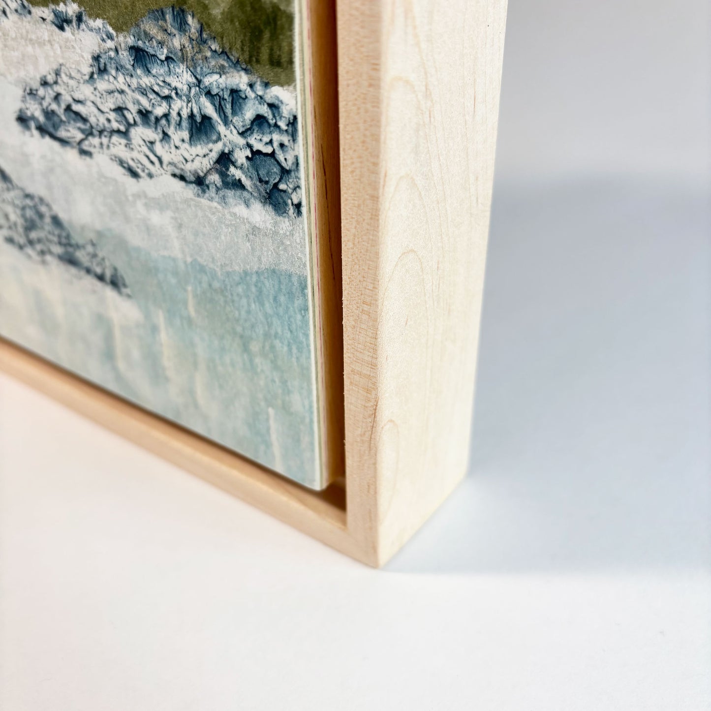 Glowing Shoreline II - 8"x8" Original