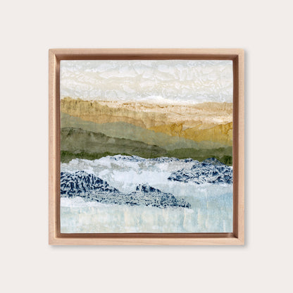 Glowing Shoreline II - 8"x8" Original