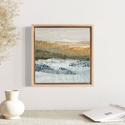 Glowing Shoreline II - 8"x8" Original