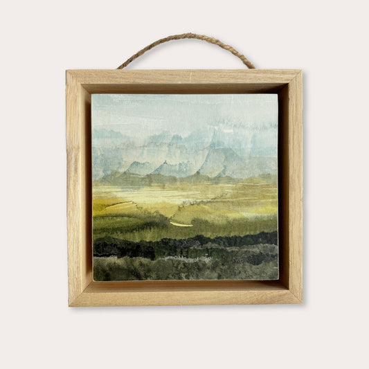 Green Acres III - 4"x4" Original
