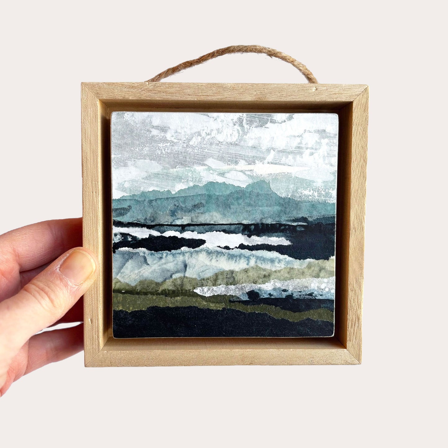 Hidden Lagoon - 4"x4" Original