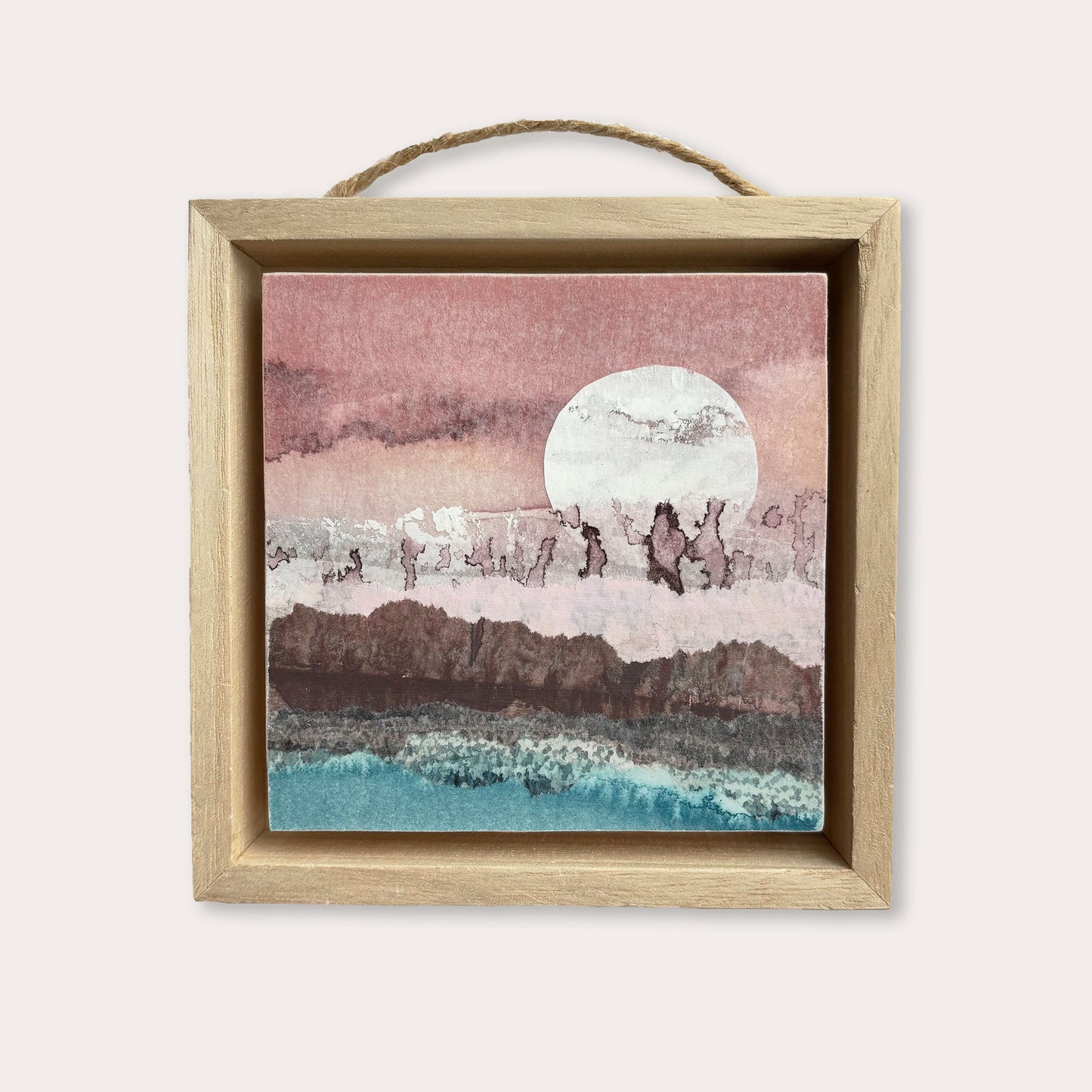 Orchid Evening II - 4"x4" Original