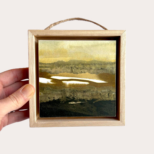 Quiet Forest - 4"x4" Original