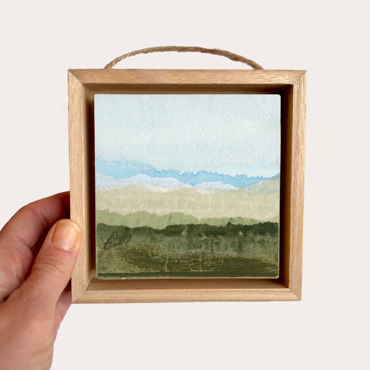 Skyward Meadows - 4"x4" Original