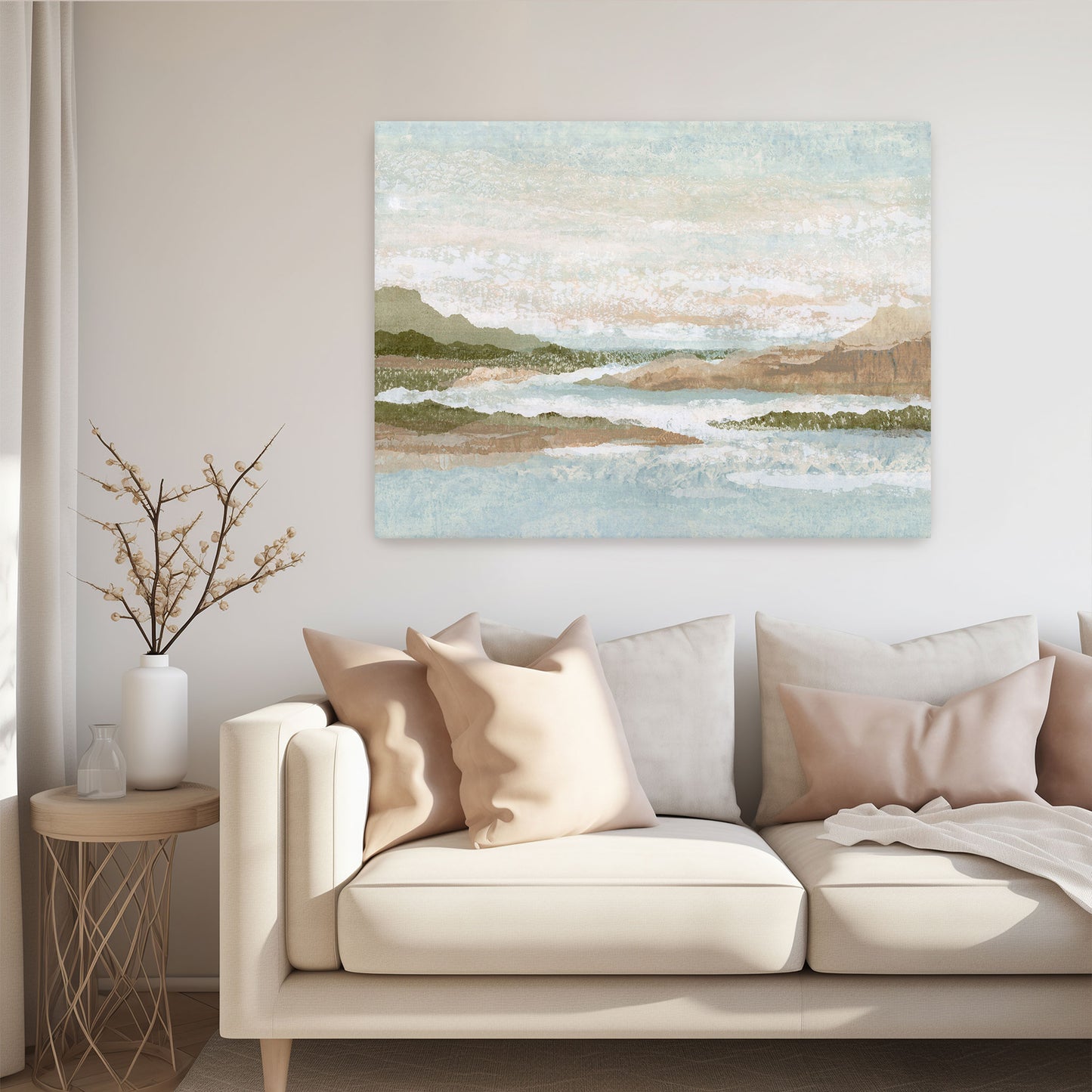 "Swept Inland" Art Print
