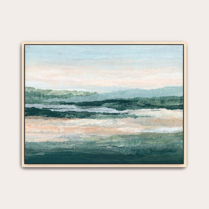 "Teal Tidelands" Art Print