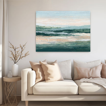 "Teal Tidelands" Art Print