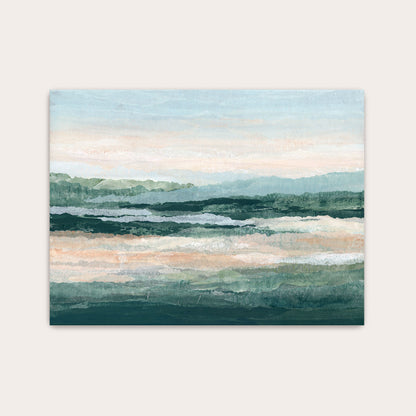 "Teal Tidelands" Art Print
