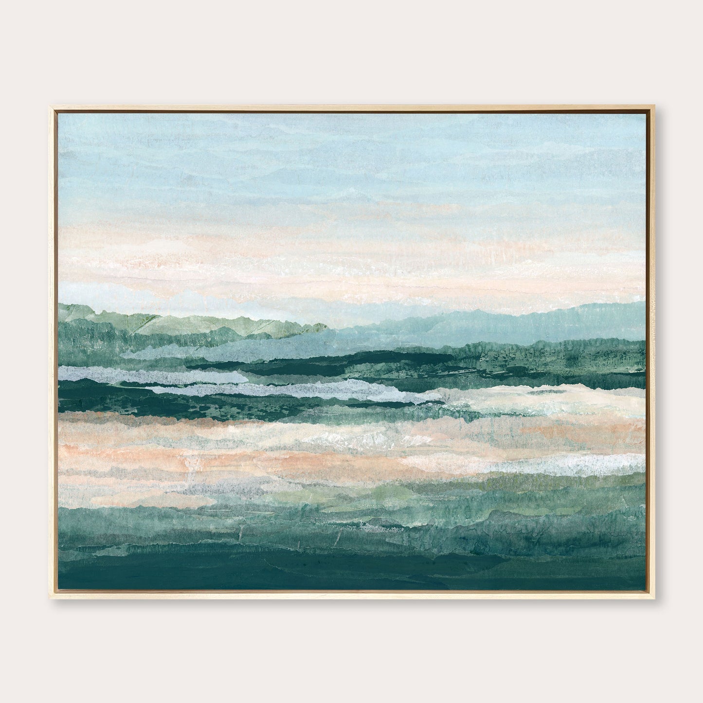 Teal Tidelands - 24"x30" Original