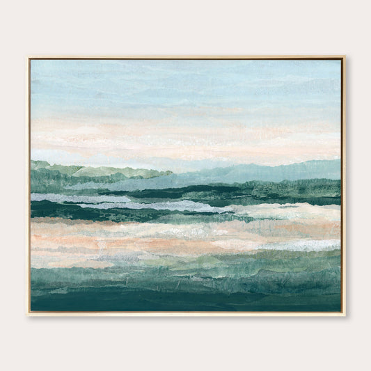 Teal Tidelands - 24"x30" Original