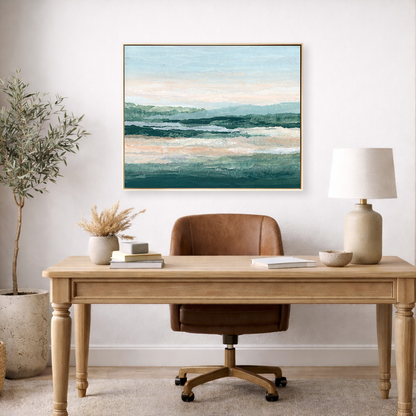Teal Tidelands - 24"x30" Original