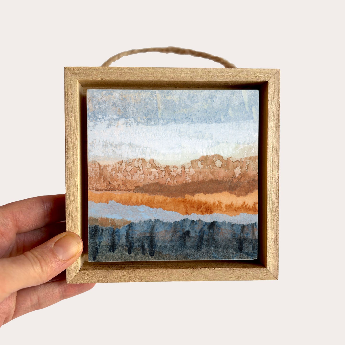 Terracotta Hills II - 4"x4" Original