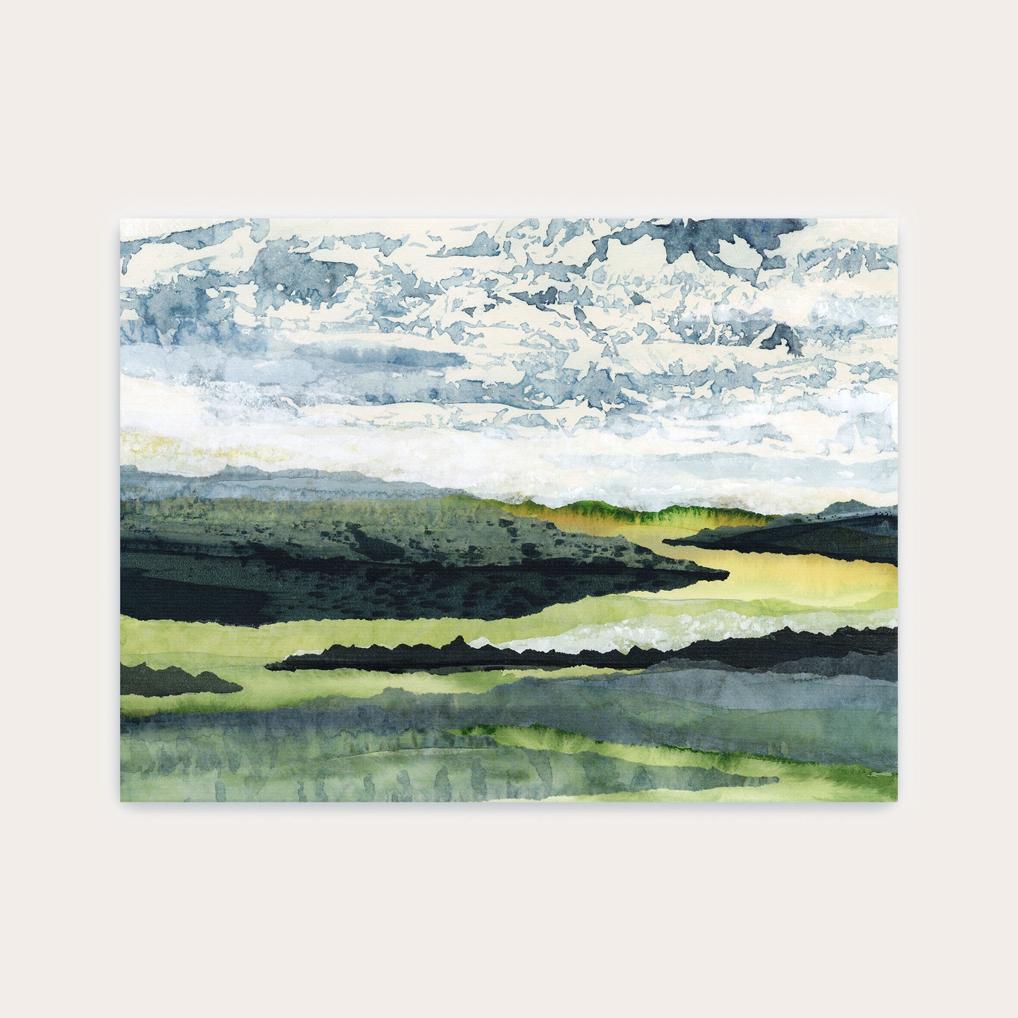 "Winding River" Art Print