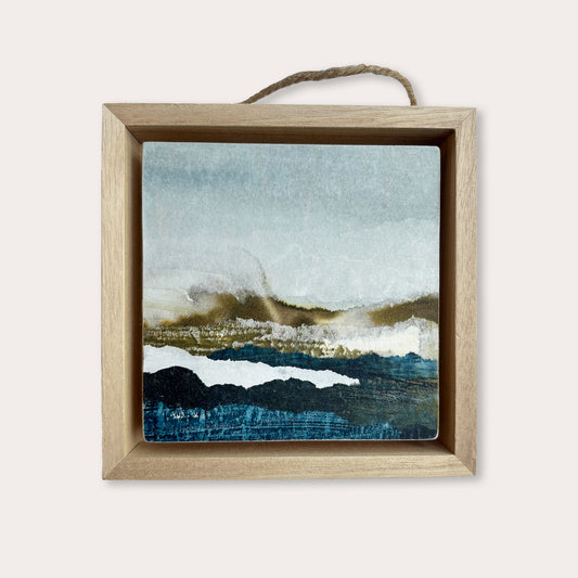 Woodland Lake I - 4"x4" Original